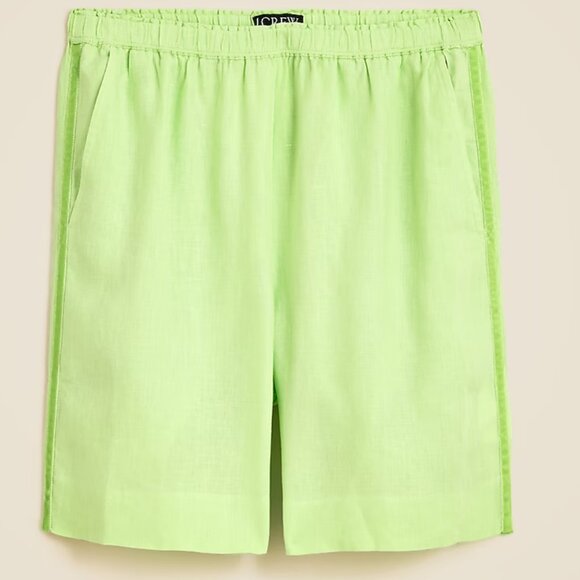 J. Crew 7" Stratus short in linen Size Small - Picture 1 of 9